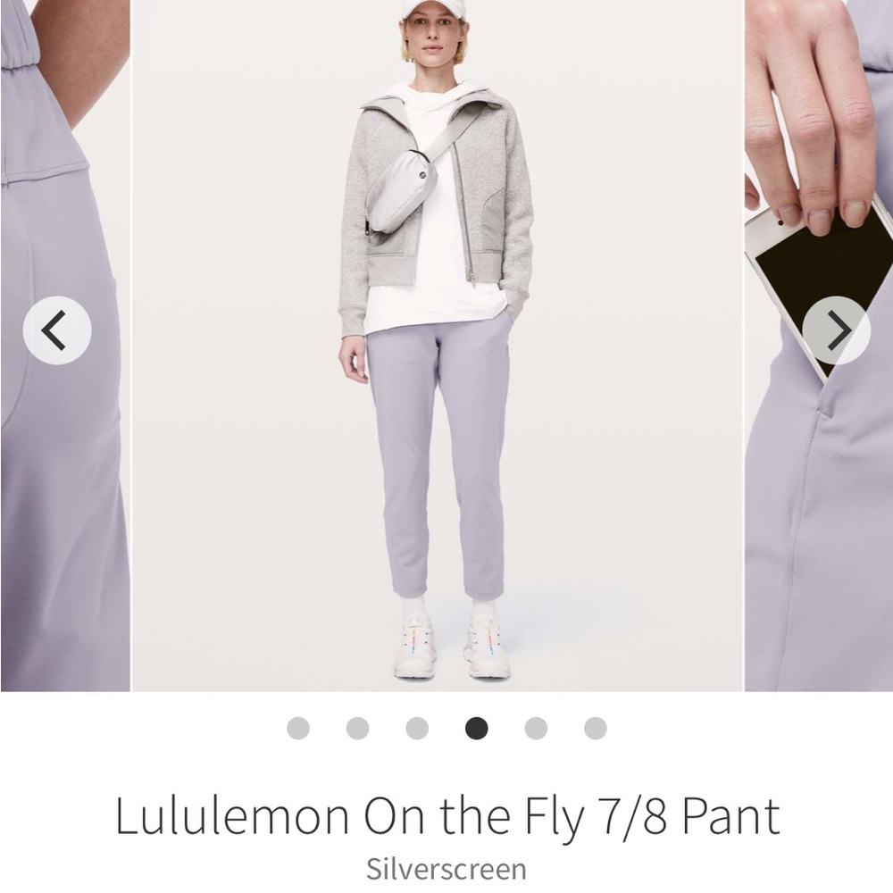 Lululemon On The Fly 7/8 Pant